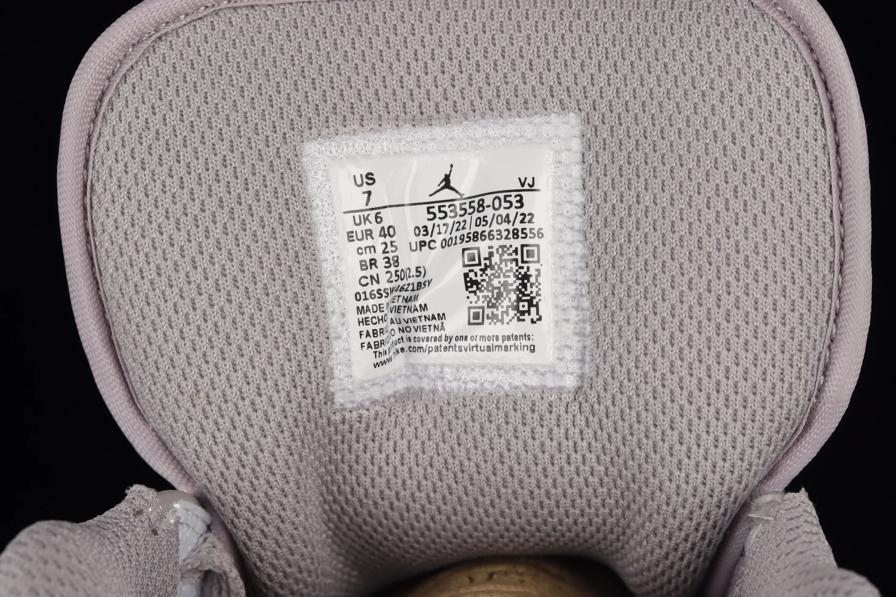 All categories Air Jordan Jordan series basketball shoes Air Jordan 1 Low Z version Air Jordan 1 Low "Vintage Grey" AJ1 Joe 1 white gray low-top basketball shoes 553558-053
